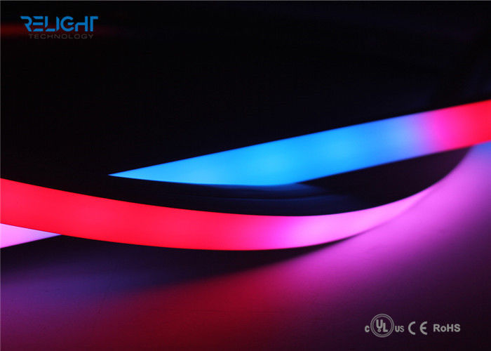 DC24V Flexible LED Strip Lights Neon RGB Changeable Ribbon For Building