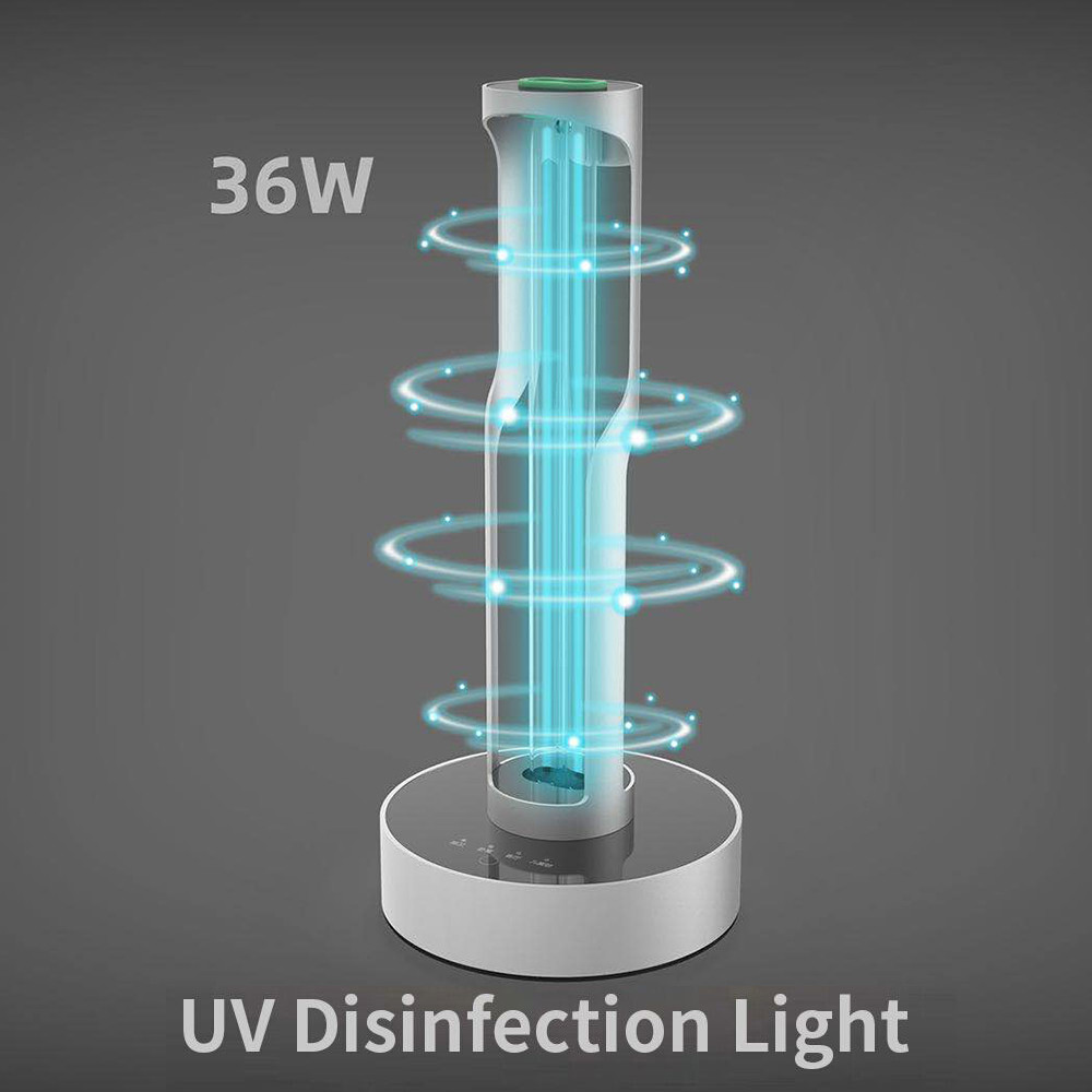 UV Sterilizer Lamp Light Efficient Kill 99.99% Bacteria 110/ 220V Time Adjustable